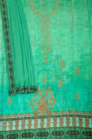 green silk suit set